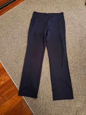 Jockey Navy Straight-Leg Active Leggings